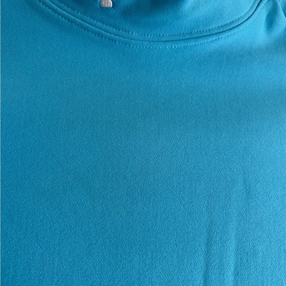 Under Armour ColdGear Performance Mock-neck Top Pullover Cyan Color Size MD - Picture 4 of 8